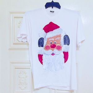 “Ugly Christmas Shirt” Crazy Eye Santa Shirt 🎅🏻